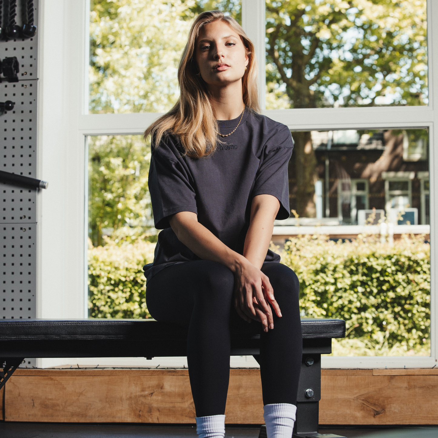 ESSENTIAL OVERSIZED GREY T-SHIRT