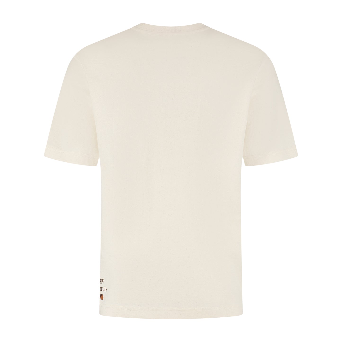 OVERSIZED SAND T-SHIRT ‘GO NUTS'