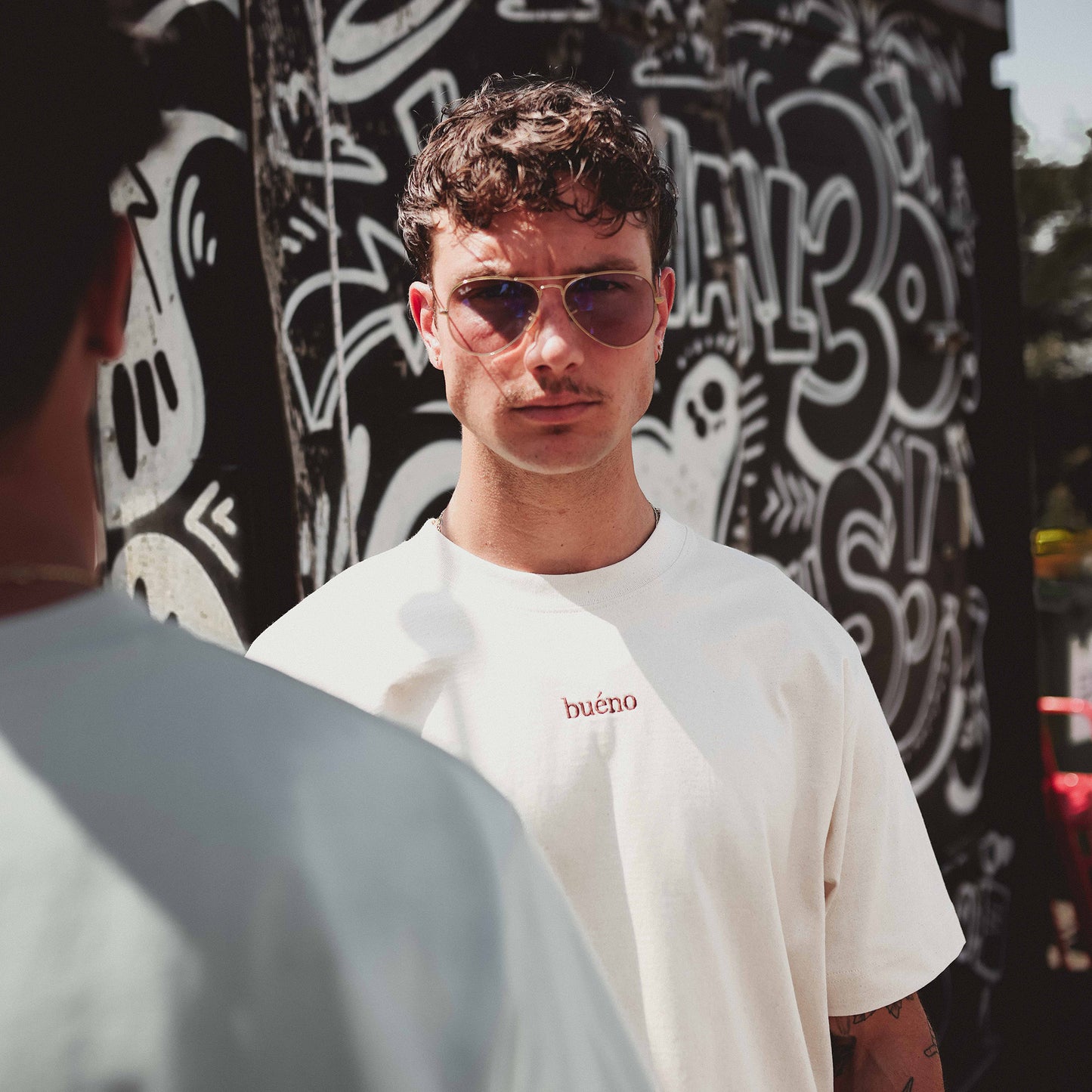 OVERSIZED SAND T-SHIRT ‘GO NUTS'
