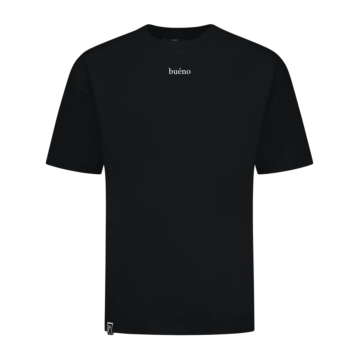 OVERSIZED BLACK T-SHIRT ‘LIFTING OFF'