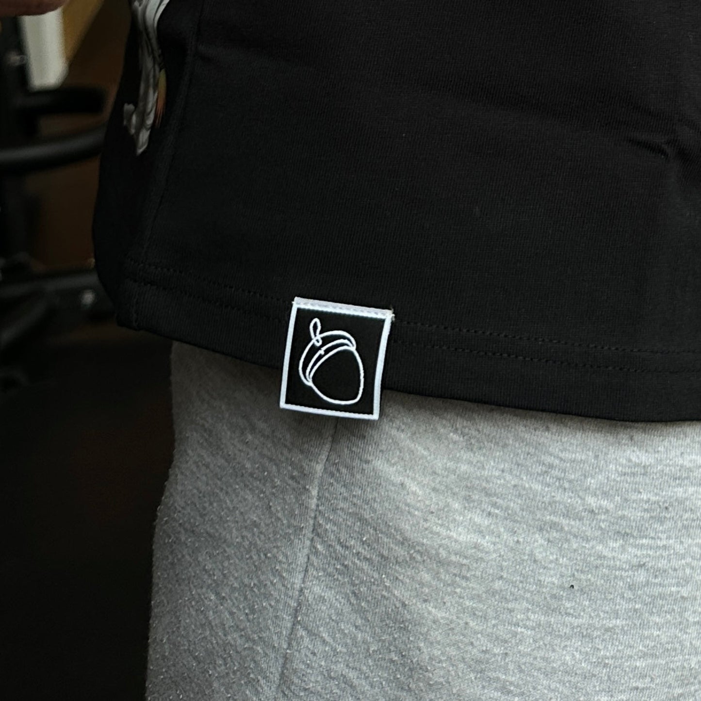 OVERSIZED BLACK T-SHIRT ‘LIFTING OFF'