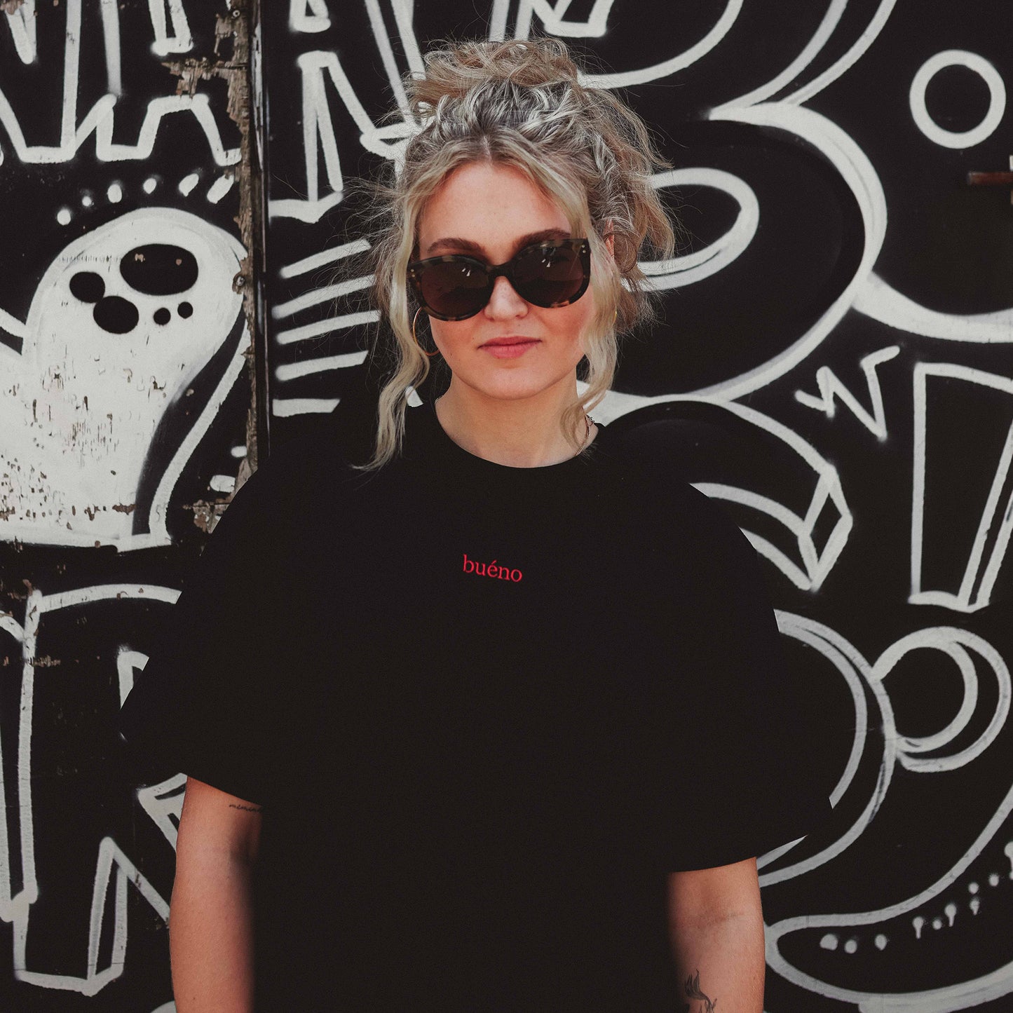 OVERSIZED BLACK T-SHIRT ‘STEELBENDER'