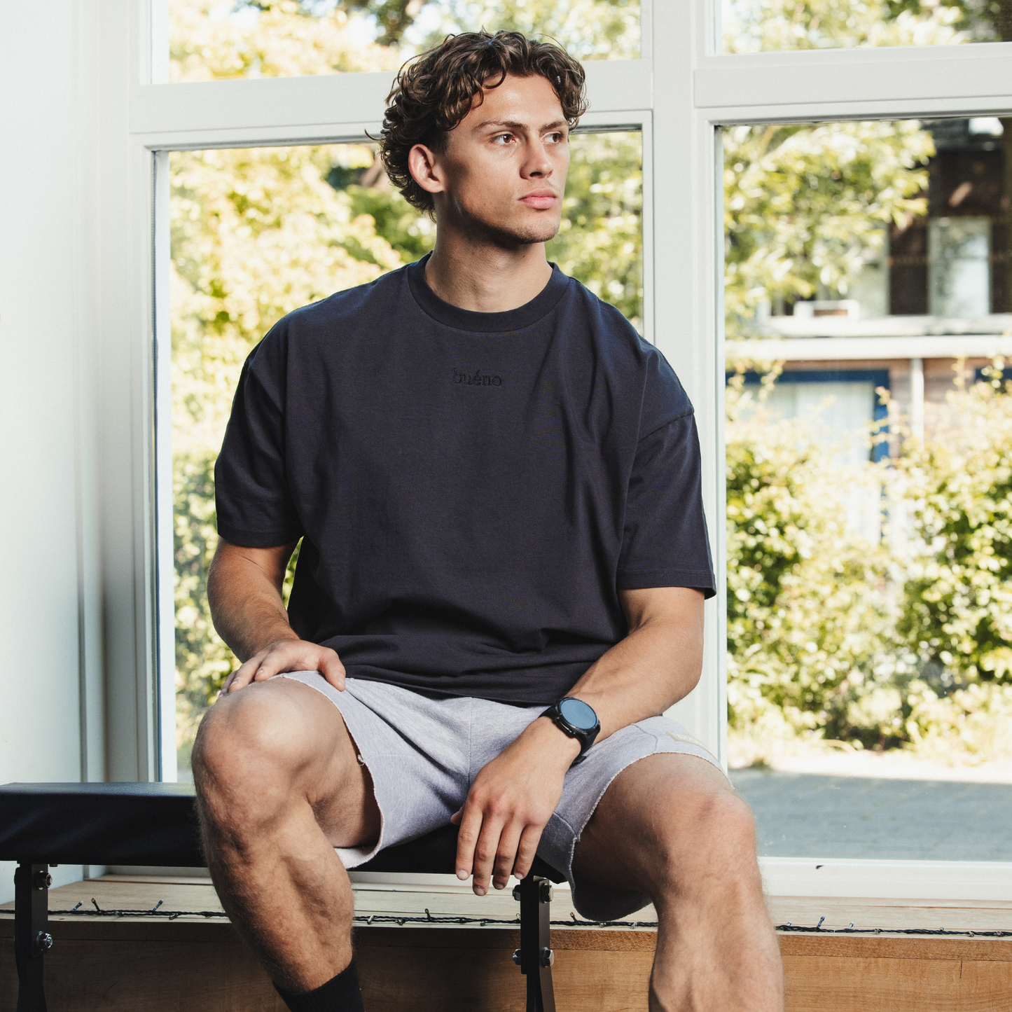 OVERSIZED GREY STONE WASHED T-SHIRT ‘RPE 11'