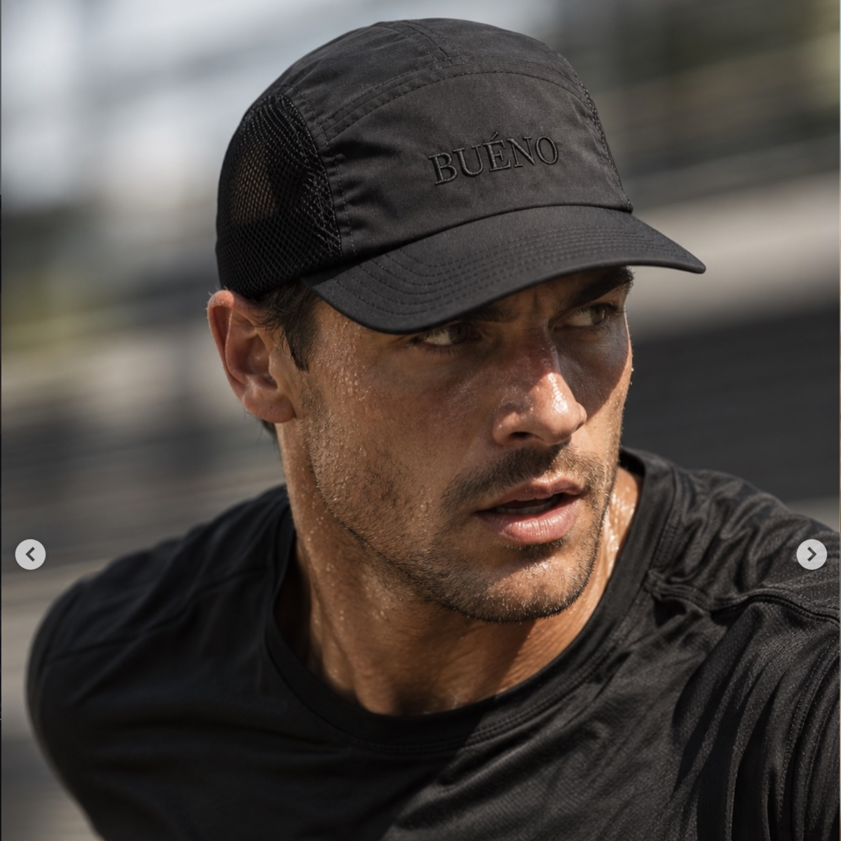 Black Sports Cap
